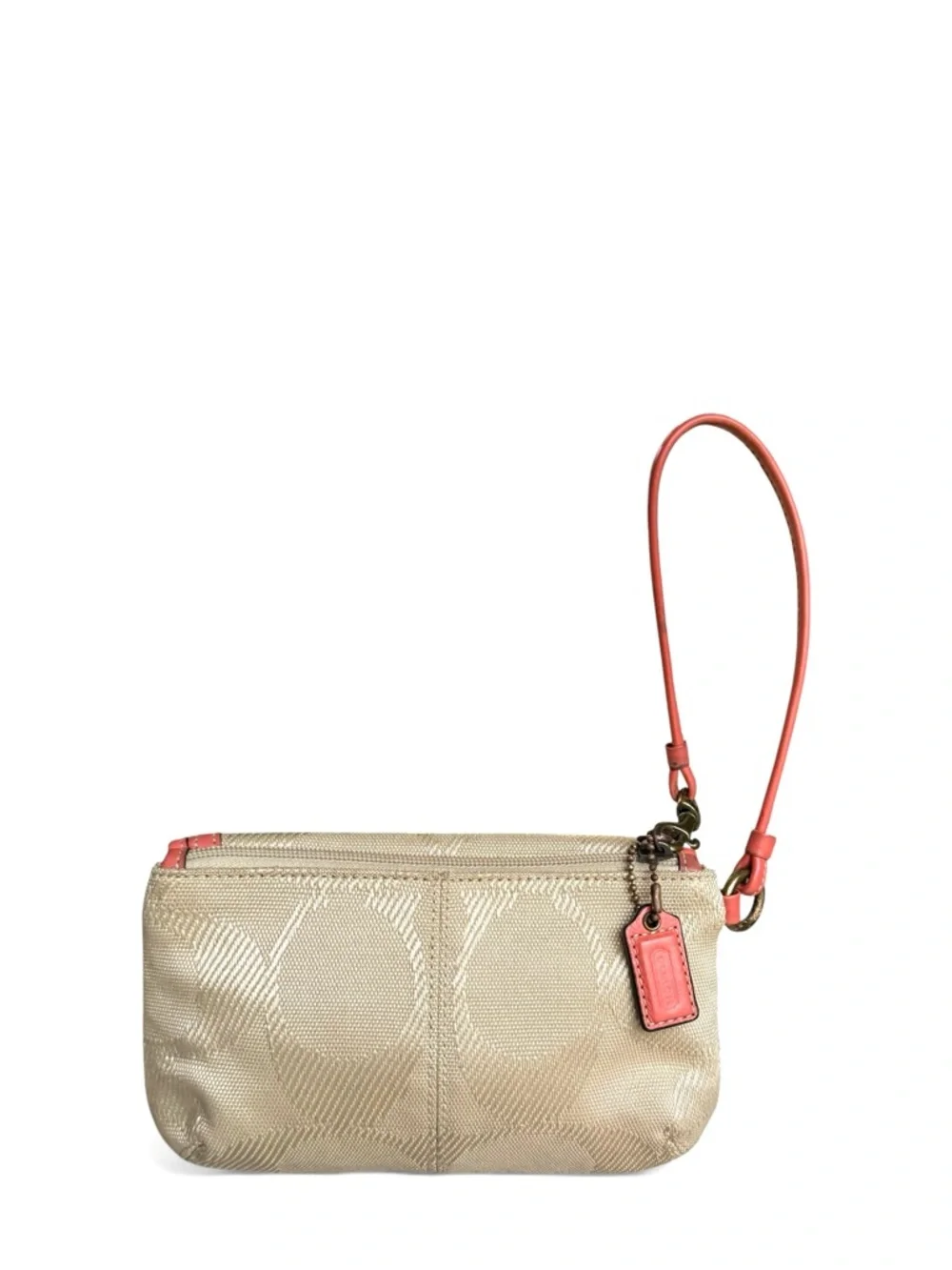 Coach Legacy Turn Lock Signature Canvas Mini Shoulder Bag Wristlet